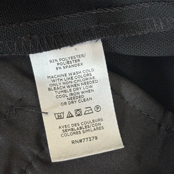 Ann Taylor Wide Leg Crop Pants in Crepe in Black - Size 6 - Picture 6 of 7